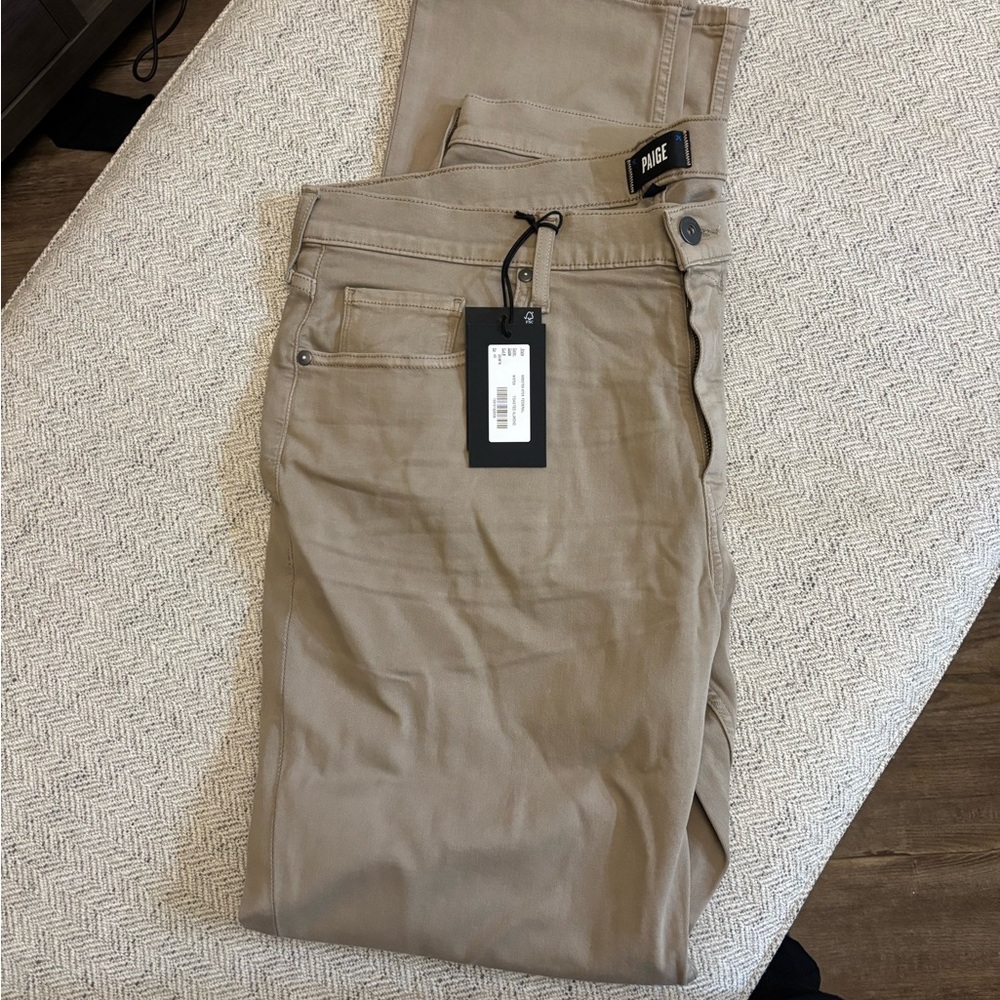 Paige Men's Tan Pants
